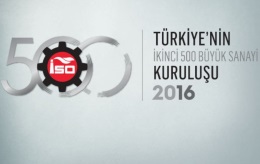 2016 y?l? Türkiye`nin ?kinci 500 Büyük Sanayi Kurulu?u sonu?lar? a??kland?